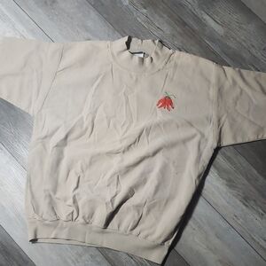 CottonTops | 80's Vintage Chilli Pepper Embroidered Sweater Short Sleeve Shirt